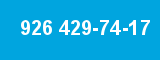 926 429-74-17